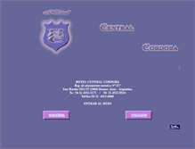 Tablet Screenshot of hotelcentralcordoba.com.ar